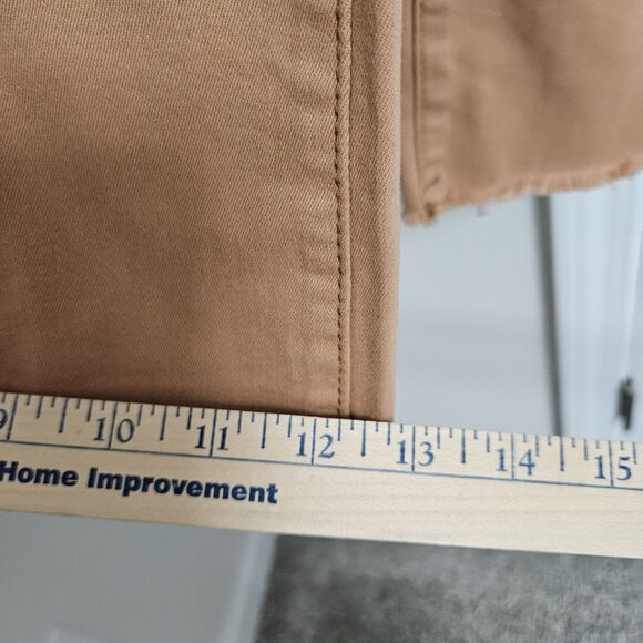 NWT Mud Pie Crawford Wide Leg Cropped Jeans Women's XL (32x26) Burnt Orange - Picture 11 of 11